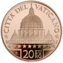 Citt&agrave; del Vaticano  20 Euros copper -  Saint Pierre Basilica - 2022