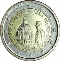 Citt&agrave; del Vaticano 2 Euro Commemorative ? Vatican 2016 ? Gendarmerie Corps