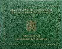 Citt&agrave; del Vaticano 2 Euros Comm&eacute;mo. 2018 - European Year of Cultural Heritage