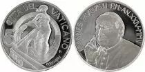 Citt� del Vaticano 5 euros - Jean-Paul II - Europe: Project of Peace and Fraternity-  Silver - with certificat and without