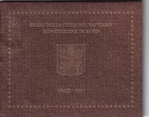 Citt&agrave; del Vaticano Euro set 8 coins 1c to 2 euros 2011 ? Benedict XVI