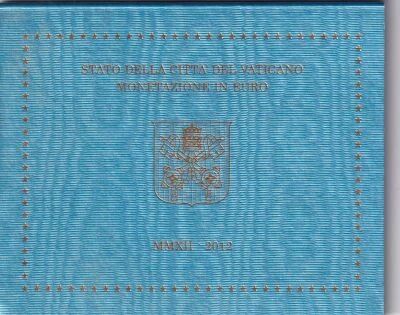 Citt� del Vaticano Euro set 8 coins 1c to 2 euros 2012 ? Benedict XVI