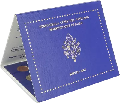 Citt� del Vaticano Proof set of 2007 - Benoit XVI - 8 coins in Euros