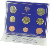 Citt&agrave; del Vaticano Proof set of 2007 - Benoit XVI - 8 coins in Euros