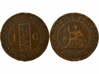 Cochinchine Centi�me - 1879 A Paris
