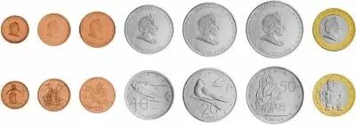 Cocos (Keeling) Islands Set of 7 Coins - 2010 - AU