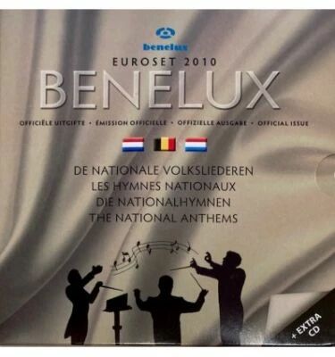 Coffret BU Euro - 3 s�rie de la 1 centime � la 2 euros + 1 m�daille - 2010