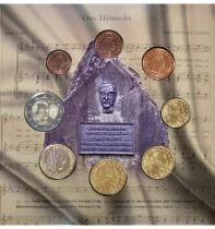 Coffret BU Euro - 3 s&eacute;rie de la 1 centime &agrave; la 2 euros + 1 m&eacute;daille - 2010