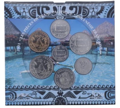 Coffret BU Franc du Pacifique 2001 - Polyn�sie