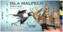 Colombia (Club de Medellin) 5000 Cafeteros, Isla Malpelo : Boat Gull - Shark - 2014