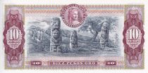 Colombia 10 Pesos de Oro - A. Narino, condor - Archeological Site - 1980 - P.407g
