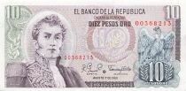 Colombia 10 Pesos Oro - 1980 - Replacement - P.407