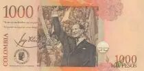 Colombia 1000 Peso J. Eliecer Gaitan - 2001