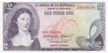 Colombia 2 Pesos Oro - 01-01-1973 - P.413a