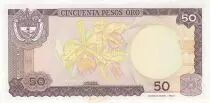 Colombia 50 Pesos - Camilo Torres - Flowers - 01-01-1986