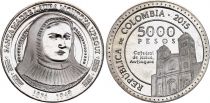 Colombia 5000 Pesos, Santa Madre Laura Montoya - 2015