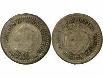 Colombie 1/2 D&eacute;cime Argent - 1868 Bogota