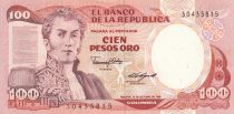 Colombie 100 Pesos Oro, Gal A Narino - 1985