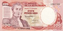 Colombie 100 Pesos Oro, Gal A Narino - 1990