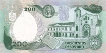 Colombie 200 Pesos oro, J. C. Mutis - Observatoire national - 1992