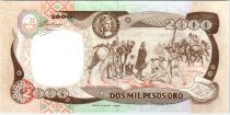 Colombie 2000 Pesos Simon Bolivar - Paso del Páramo de Pisba - 1990
