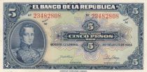 Colombie 5 Pesos Oro, Gal Cordoba - 1944 - Neuf - P.386c