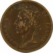 Colonies Fran&ccedil;aises Guyane, Charles X - 10 Centimes - 1829 A Paris