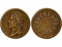 Colonies Fran&ccedil;aises Guyane, Charles X - 5 Centimes - 1828 A Paris
