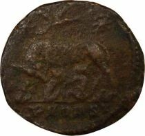 Commemoration of Rome - Nummus, She-Wolf - 332 Arelate