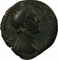 Commodus - Sestertius, Standing Jupiter - 181 Rome