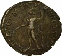 Commodus - Silver Denarius, Standing Mars - 189 Rome