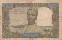 Comore  50 Francs Comores - Women with a hat - 1963 - P.2b