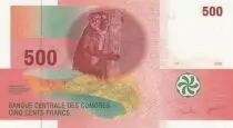 Comores 500 Francs L&eacute;murien - Fleurs 2006