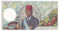 Comores 5000 Francs - Couple - Pdt Djohr - ND (1984-2005) - Série O.03 - P.12a