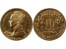Comores COMORES - 10 FRANCS 1964 ESSAI
