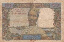 Comoros  50 Francs Comores - Women with a hat - 1963 - P.2b