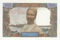 Comoros 100 Francs - Woman with a Hat - Specimen - 1960