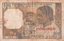 Comoros 100 Francs Women - 1963 - Serial Q.2946