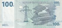 Congo (RDC) 100 Francs - 04-01-2022 - Barrage d\'Inga - &Eacute;l&eacute;phant
