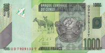 Congo (RDC) 1000 Francs - Coffret Kanioka - Okapi - 2020 - NEUF - P.NEW