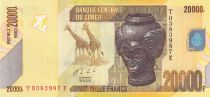 Congo (RDC) 20000 Francs - Bashilele - Giraffes - 2020 - P.NEW