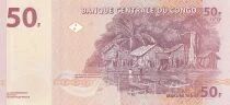 Congo (RDC) 50 Francs -  30-06-2013 - Masque Ts&eacute;okw&eacute; - S&eacute;rie KE