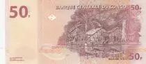Congo (RDC) 50 Francs - Mask, Village - 2022 - Serial KF