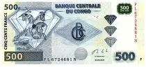 Congo (RDC) 500 Francs - Diamond and mining - 2020 -P.NEW