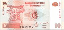 Congo (République Démocratique du) 10 Francs Appui Tête de Chef Luba - 2003 G et D Munich