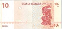 Congo (République Démocratique du) 10 Francs Appui Tête de Chef Luba - 2003 G et D Munich