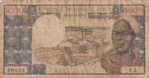 Congo 1000 Francs - Makoko I - Pointe Noire - 1983 - Serial F.2 - P.3a