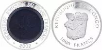 Congo 1000 Francs, dernière émission du F F - 2002