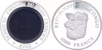 Congo 1000 Francs Diori Hamani - Independance of Niger - 1960 - Essai