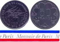 Congo 50 Francs - 1976 - Test strike
